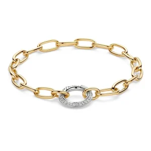 Armband bicolor briljant 0,42 crt.