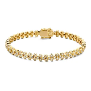 Armband geel briljant 2.45 crt.