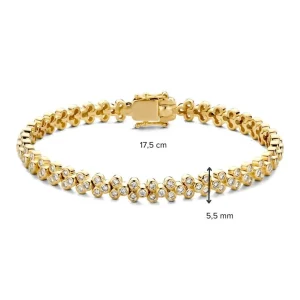 Armband geel briljant 2.45 crt.