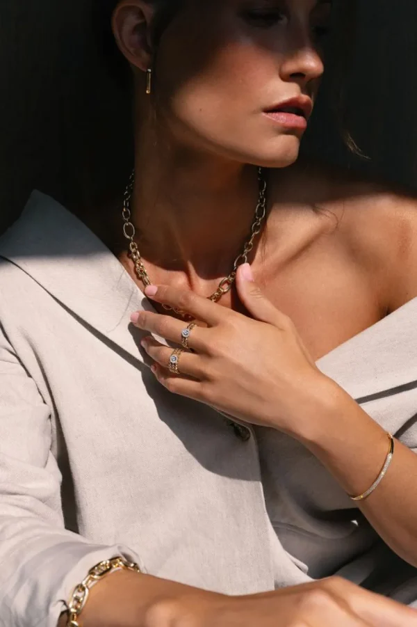 Armband geelgoud briljant 1,00 crt.
