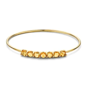 Armband geelgoud citrien