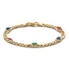 Armband geelgoud edelsteen
