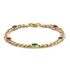 Armband geelgoud edelsteen
