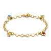 Armband geelgoud edelsteen