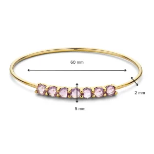 Armband geelgoud edelsteen
