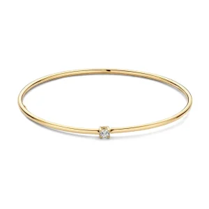 Armband geelgoud zirkonia