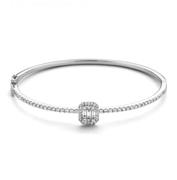 Armband witgoud briljant 1,18 crt.