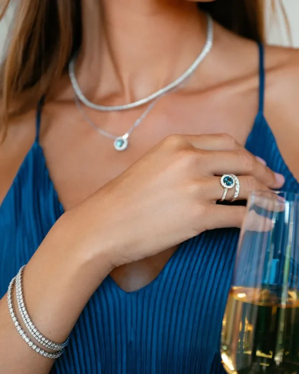Armband witgoud briljant 2,01 crt.