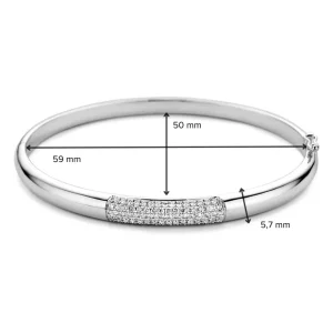 Armband witgoud briljant 0,72 crt.