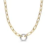 Collier bicolor briljant 0,42 crt.
