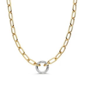 Collier bicolor briljant 0,42 crt.