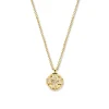 CP417133 Gouden ketting met diamanten bolhanger