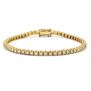 Geelgouden tennisarmband 2,00 crt. AG117199
