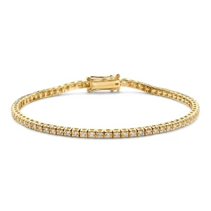 Geelgouden tennisarmband 1,00 crt. AG117198