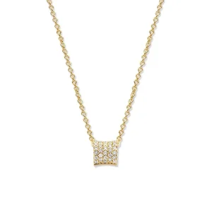 Gouden ketting met diamanten hanger CP117180