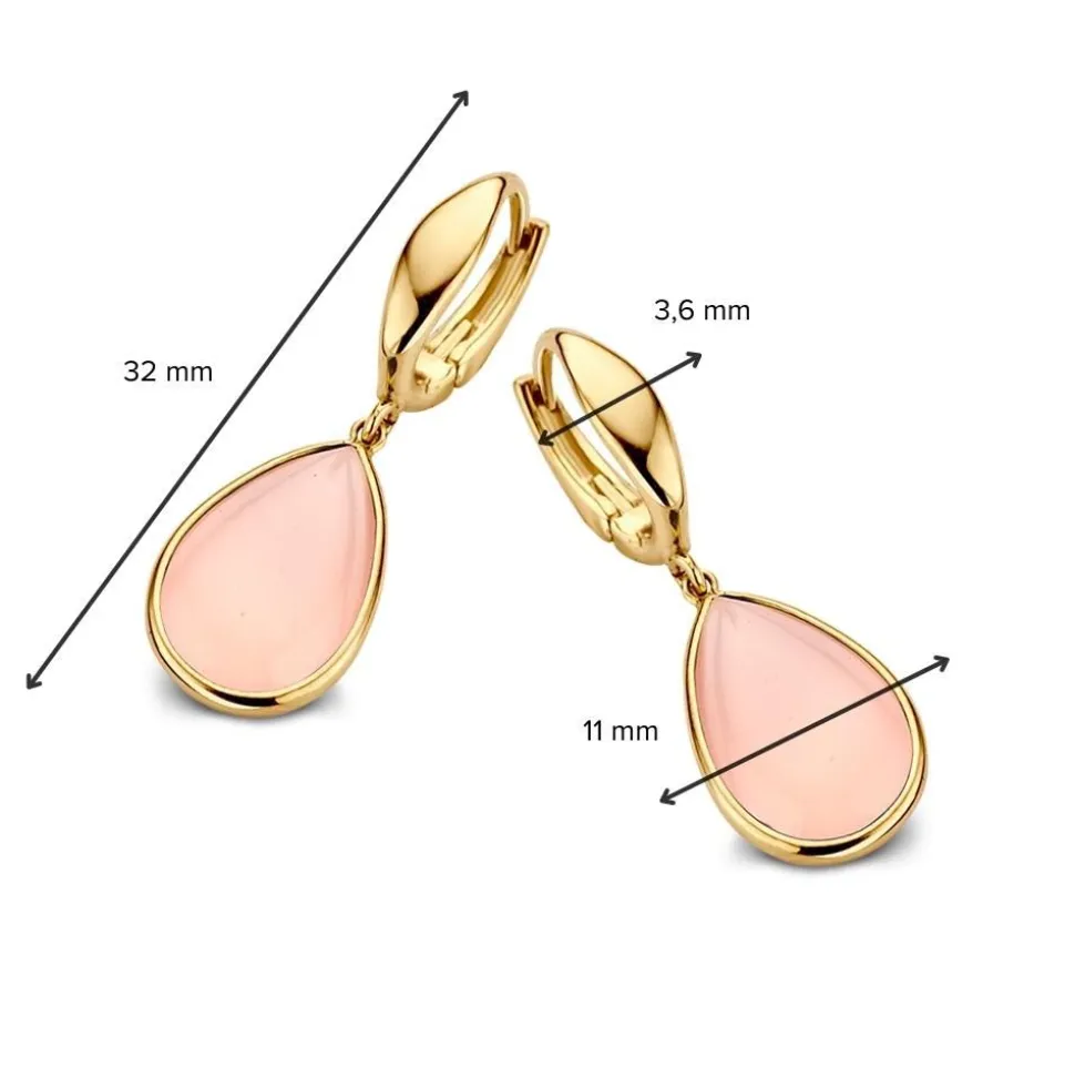 gouden_oorbellen_met_roze_1.webp Gouden oorbellen met roze chalcedoon