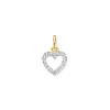 Hanger geelgoud zirkonia