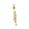 Hanger geelgoud zirkonia