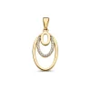Hanger geelgoud zirkonia