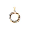 Hanger tricolor zirkonia