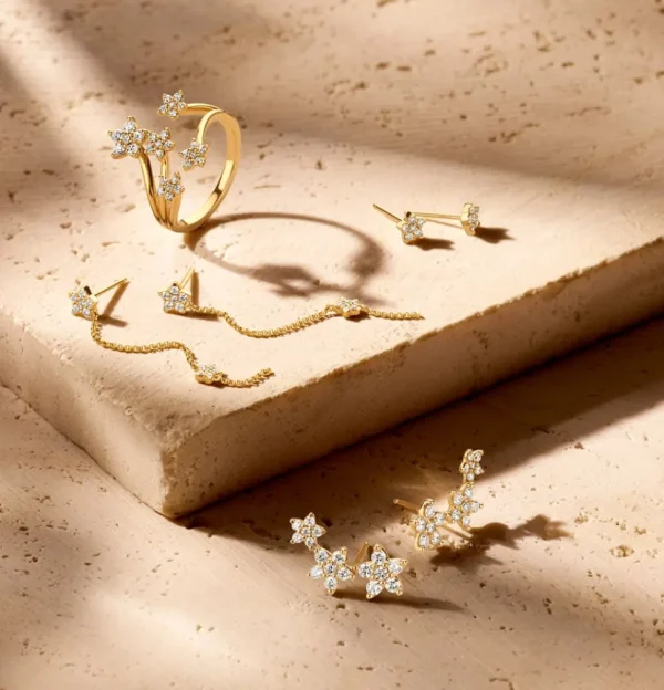 Oorbellen vallende sterren OG117324 | Een luxe collectie oorsieraden