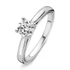 Ring witgoud briljant 0.74 crt.